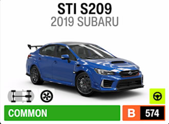 2019 Subaru STI S209