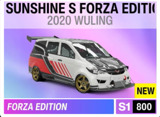 2020 Wuling Sunshine S Forza Edition