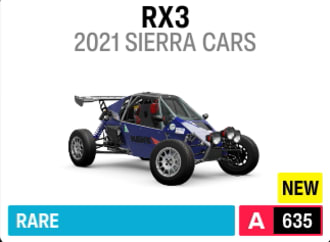 2021 SIERRA Cars RX3