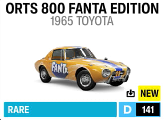 1965 Toyota Sports 800 Fanta Edition