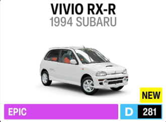 1994 Subaru Vivio Rx-R