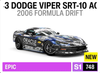2006 Formula Drift #43 Dodge Viper Srt10