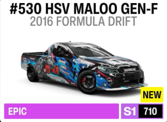 2016 Formula Drift #530 Hsv Maloo Gen-F