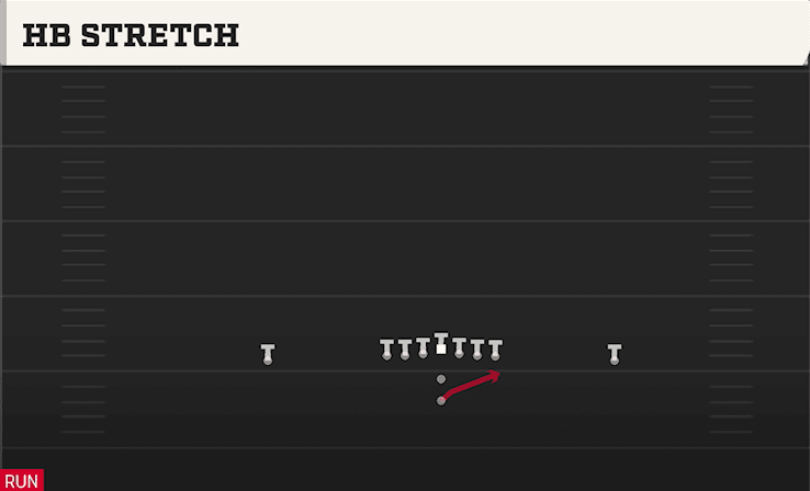 HB Stretch play art from Pistol Ace in CFB 27