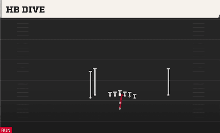 HB Dive play art from Pistol Doubles Y Off Stack in CFB 27