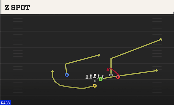 Z Spot play art from Pistol Open Flex Close in CFB 27