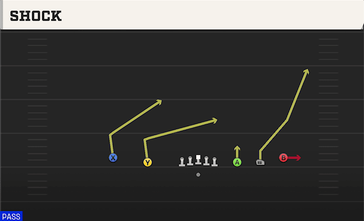Shock play art from Shotgun 5WR in CFB 27