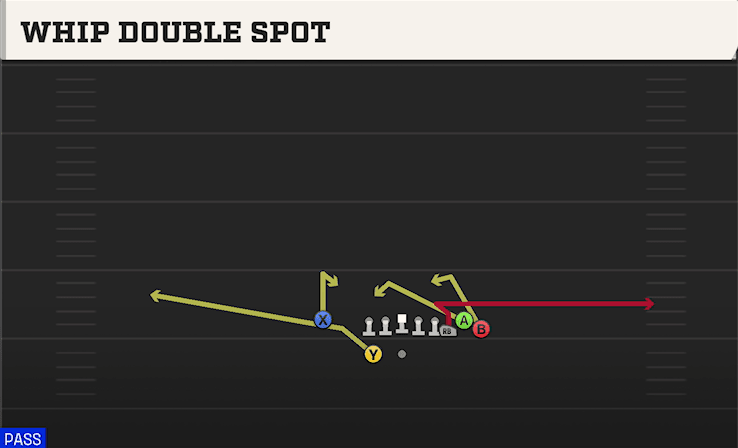 Whip Double Spot play art from Shotgun Bunch X Nasty in CFB 27