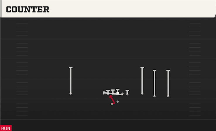 Counter play art from Shotgun Trey Open Offset in CFB 27