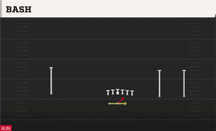 Bash play art from Shotgun Wide Y Trips WK in CFB 27
