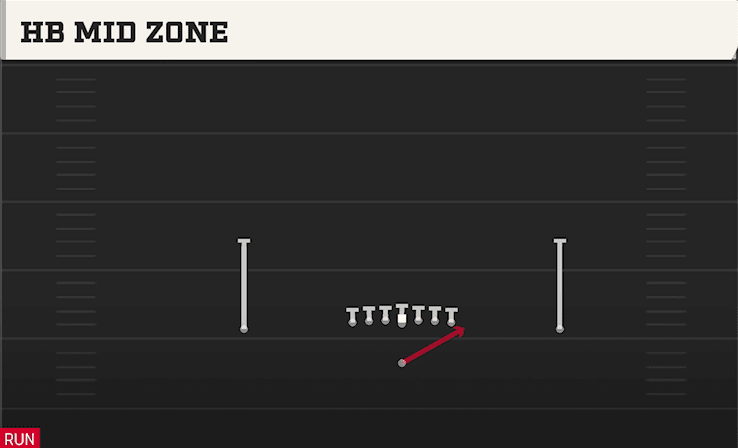 HB Mid Zone play art from Singleback Ace in CFB 27