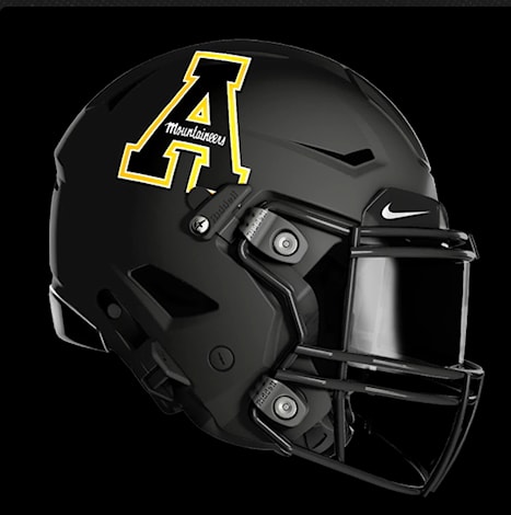 Appalachian State helmet