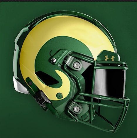 COLORADO STATE helmet