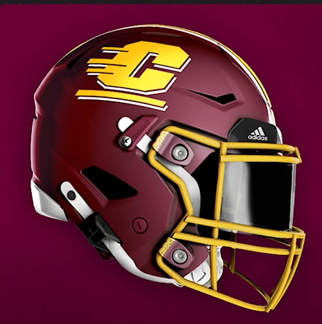 Central Michigan helmet