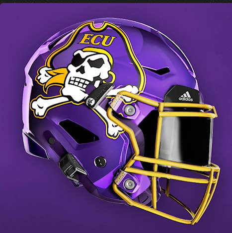 EAST CAROLINA helmet