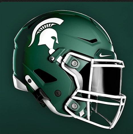 Michigan State helmet