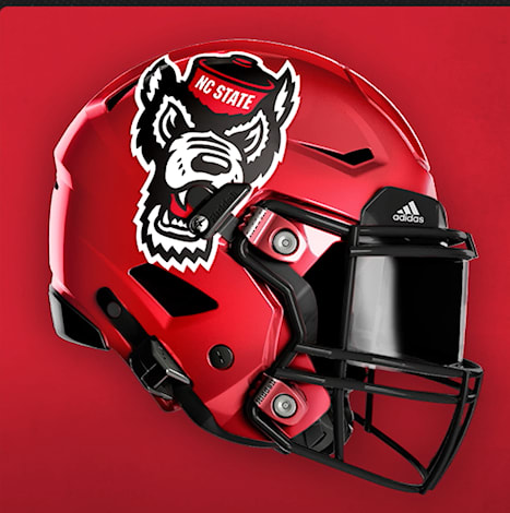 NC STATE helmet