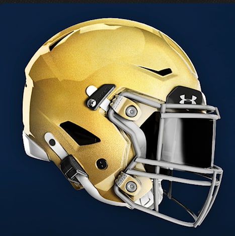 Notre Dame helmet
