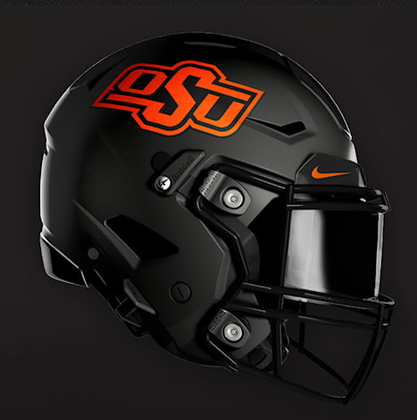 Oklahoma State helmet