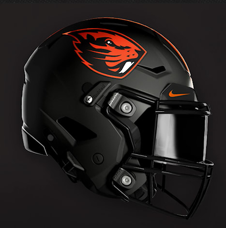Oregon State helmet