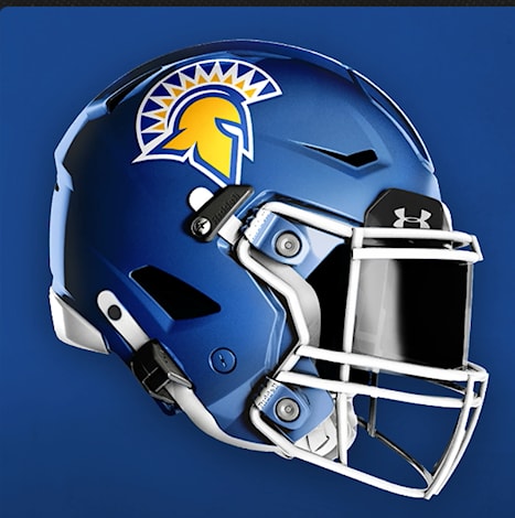 San Jose State helmet
