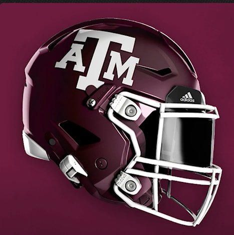 TEXAS A&M helmet