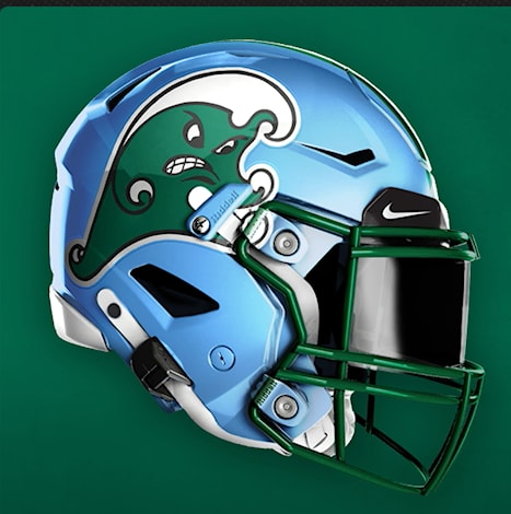 Tulane helmet