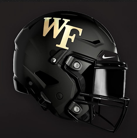 Wake Forest helmet