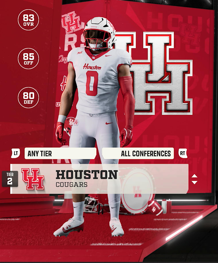 Houston team card — Tier 2