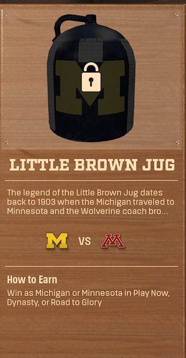 Little Brown Jug rivalry trophy card