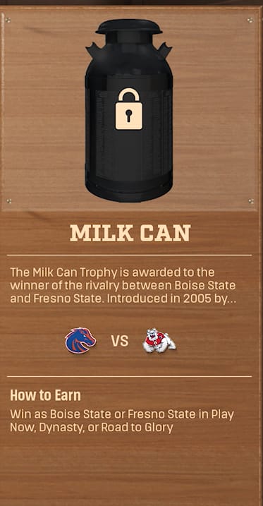 Milk Can rivalry trophy card