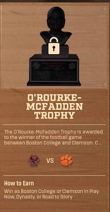 O'Rourke-McFadden Trophy rivalry trophy card