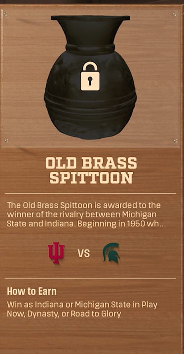 Old Brass Spittoon rivalry trophy card