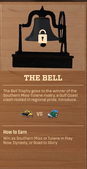 The Bell rivalry trophy card