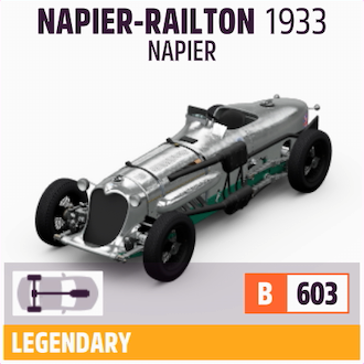 1933 NAPIER NAPIER-RAILTON