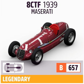 1939 MASERATI 8CTF