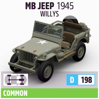 1945 WILLYS MB JEEP