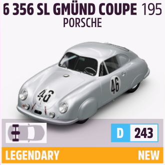 1951 PORSCHE #46 356 SL GMÜND COUPE