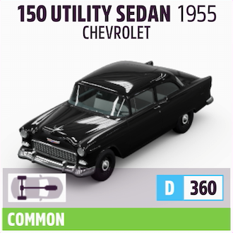 1955 CHEVROLET 150 UTILITY SEDAN