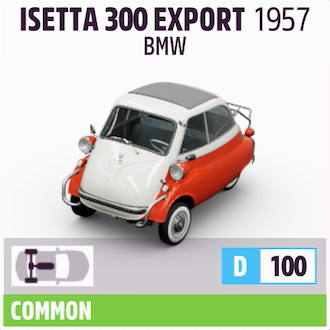 1957 BMW ISETTA 300 EXPORT