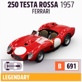 1957 FERRARI 250 TESTA ROSSA