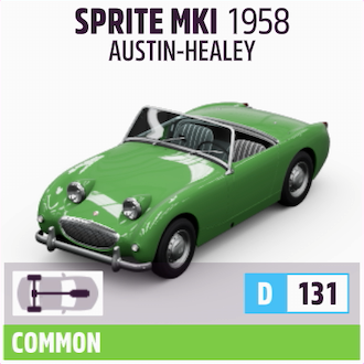 1958 AUSTIN-HEALEY SPRITE MKI