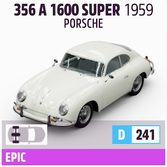 1959 PORSCHE 356 A 1600 SUPER
