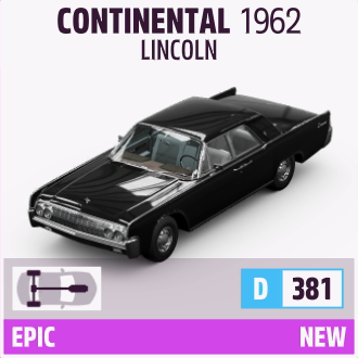 1962 LINCOLN CONTINENTAL