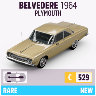 1964 PLYMOUTH BELVEDERE