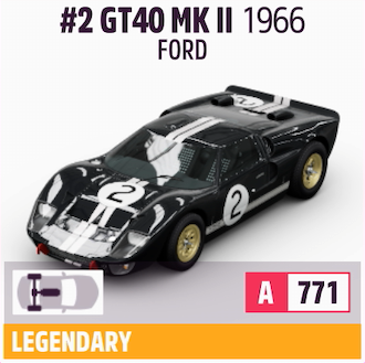 1966 FORD #2 GT40 MK II