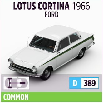 1966 FORD LOTUS CORTINA
