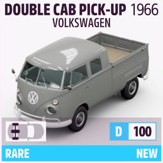 1966 VOLKSWAGEN DOUBLE CAB PICK-UP