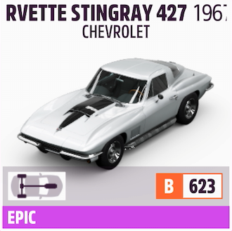 1967 CHEVROLET CORVETTE STINGRAY 427