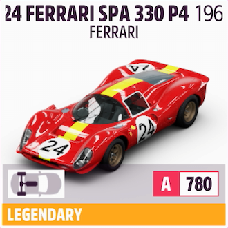 1967 FERRARI #24 FERRARI SPA 330 P4